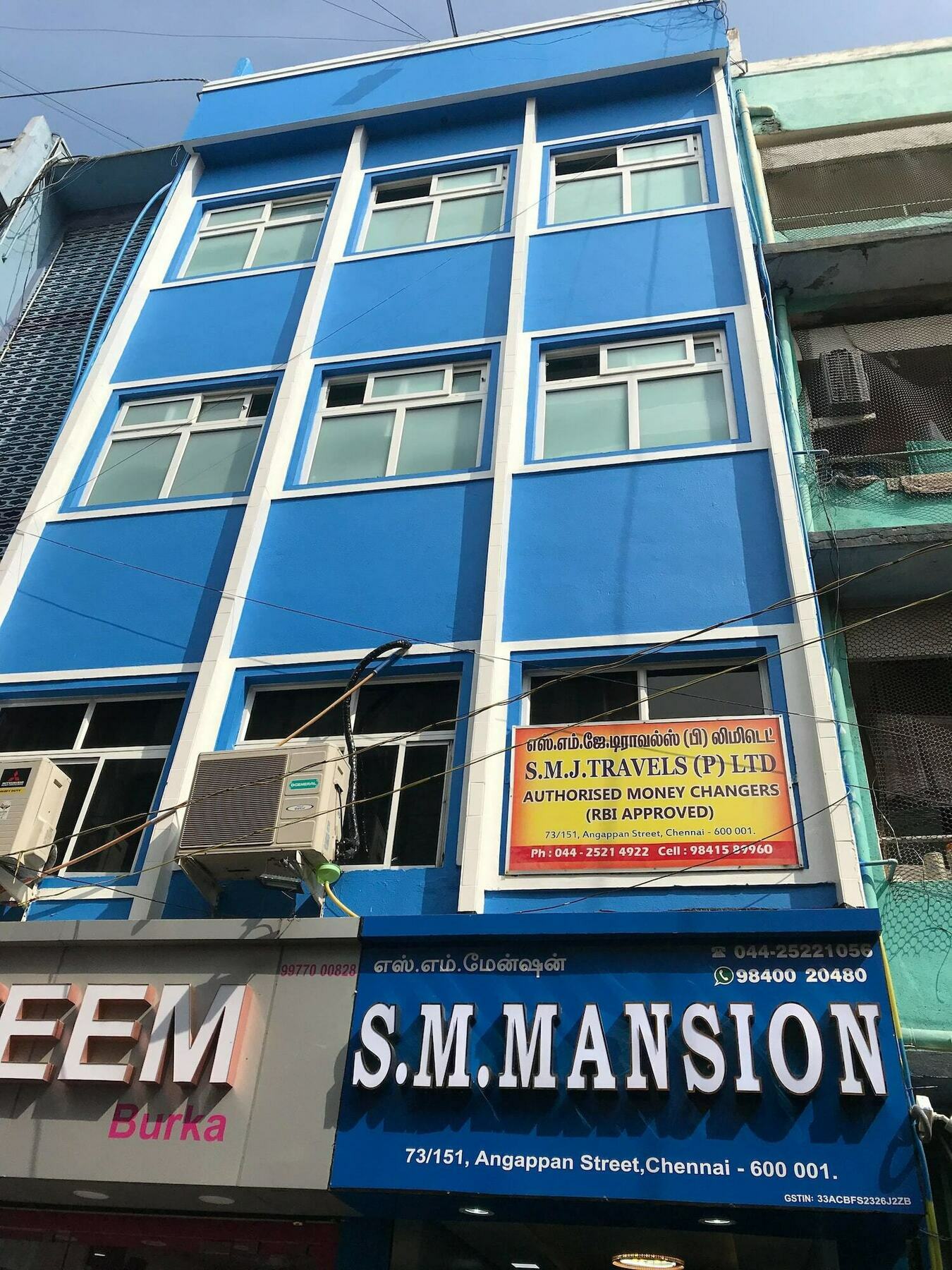 Sm Mansion Near Harbour & High Court Hotel Chennai Exterior foto